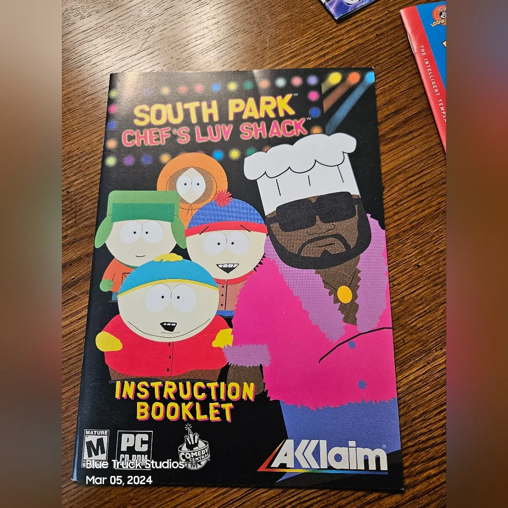 South Park Comedy Central Chef's Luv Shack PC CD-ROM Game Windows 95 98